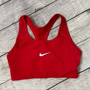 Red Nike Sports Bra